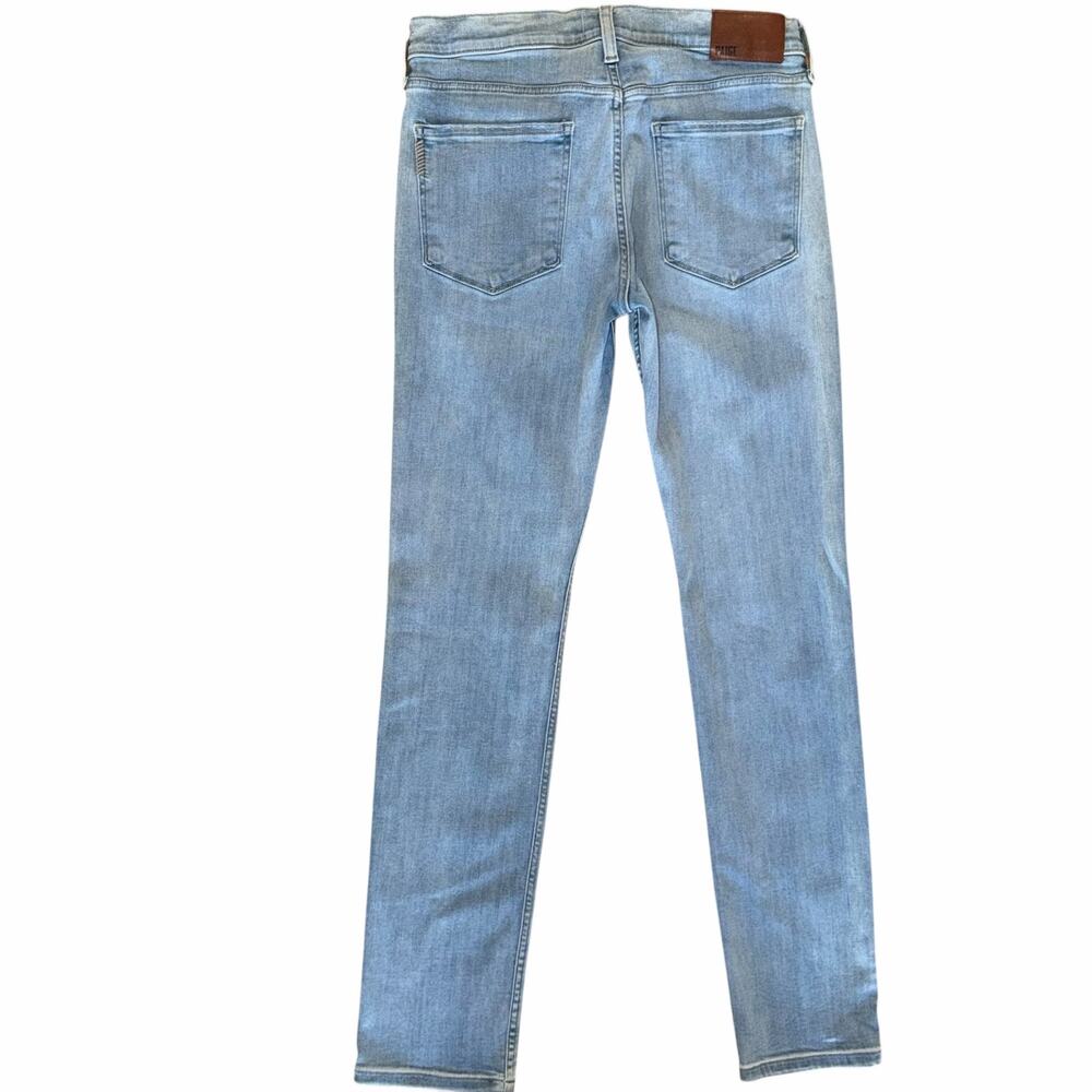 PAIGE Lennox Slim Fit Jeans Men’s 31x32 Mariano Wash Light Wash Stretch Denim - Picture 6 of 7